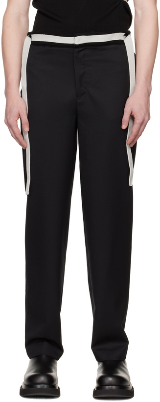 Photo: Steven Passaro SSENSE Exclusive Black Tailored Trousers