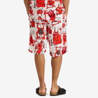 Endless Joy Men's Devil Shorts in White