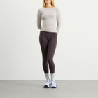 Nike Women's Zenvy Long Sleeve T-Shirt in Grey/White