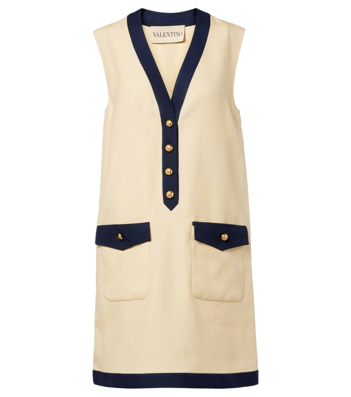 Valentino Lurex Knit Short Dress Valentino