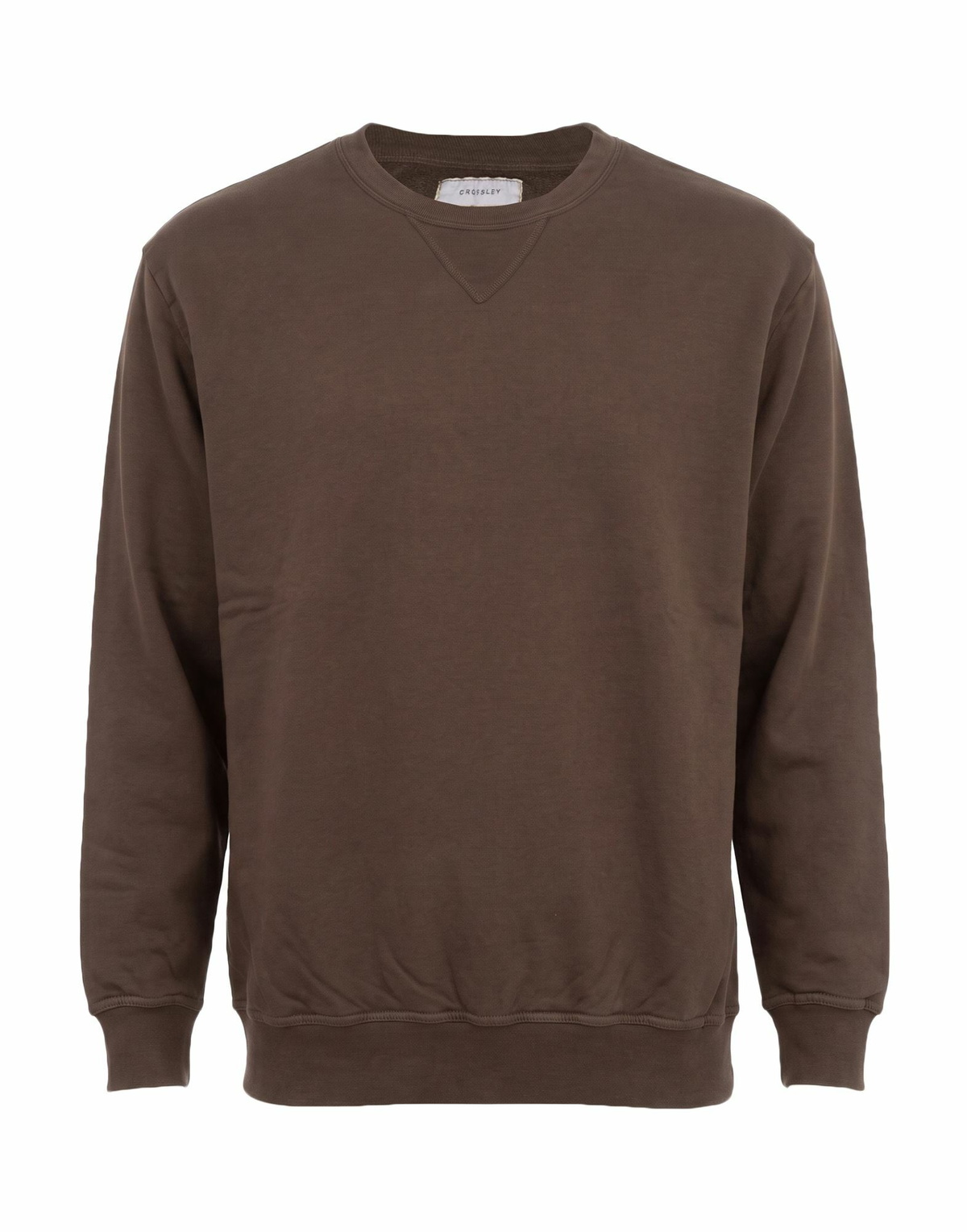 Crossley Mens Sweatshirt in Brown