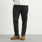Wax London Men's Aubyn Pleated Trousers in Black