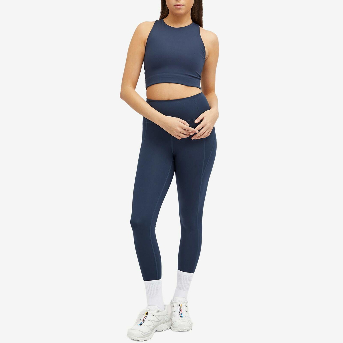Girlfriend Collective Women's Dylan Bralet Top in Midnight