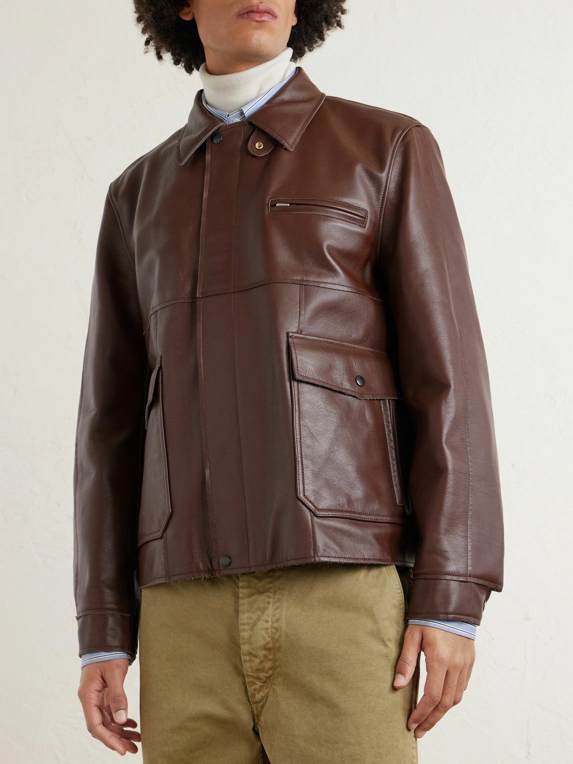 【G43】sacai 26ss Leather Blouson sacai 26SS Leather Blouson 