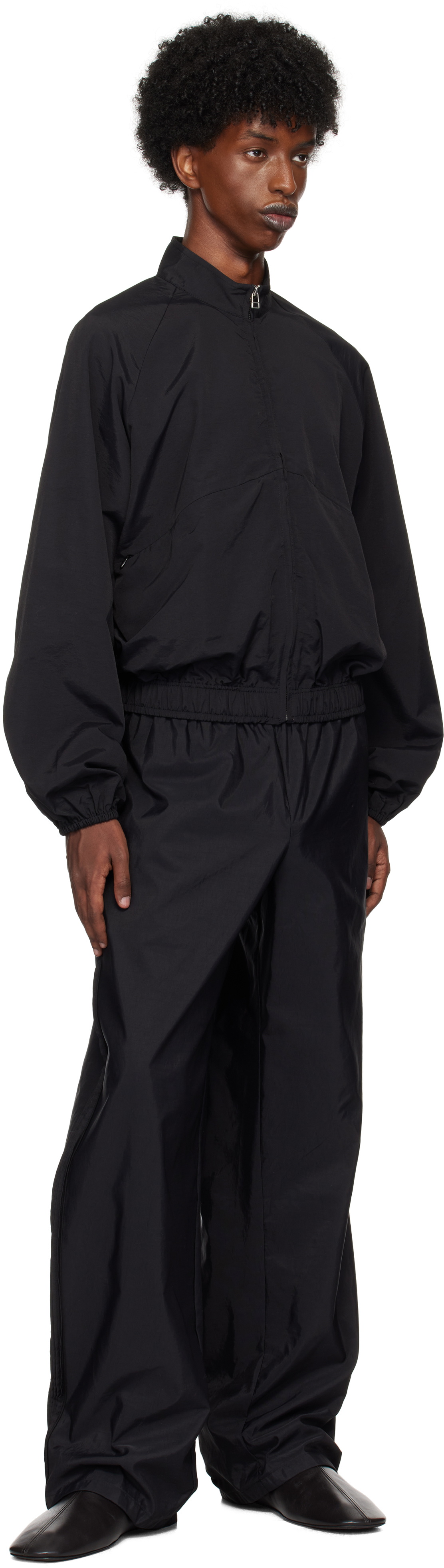 Galilee-By-Sea Black Evening Track Jacket