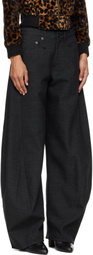 R13 Gray Janine Trousers