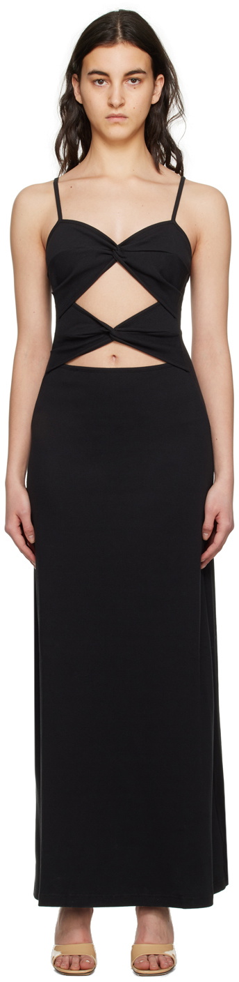 Anna Quan Black Natalia Maxi Dress