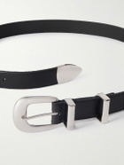 CELINE - 2.5cm Embellished Leather Belt - Black