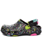 Crocs Classic All Terrain Terrazzo Clog in Black/Multi