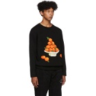 Casablanca Black Pyramid Of Oranges Sweater