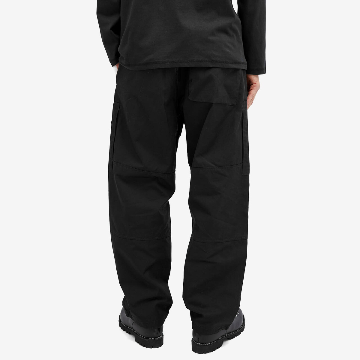 Stone Island Men's Ghost Ventile Cargo Pants in Black Stone