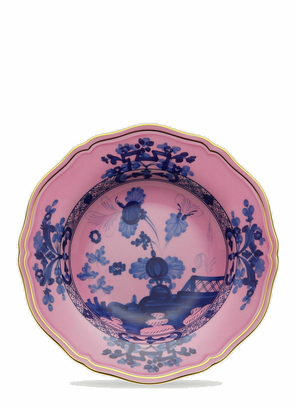 Photo: Set of Two Oriente Italiano Soup Plate in Pink