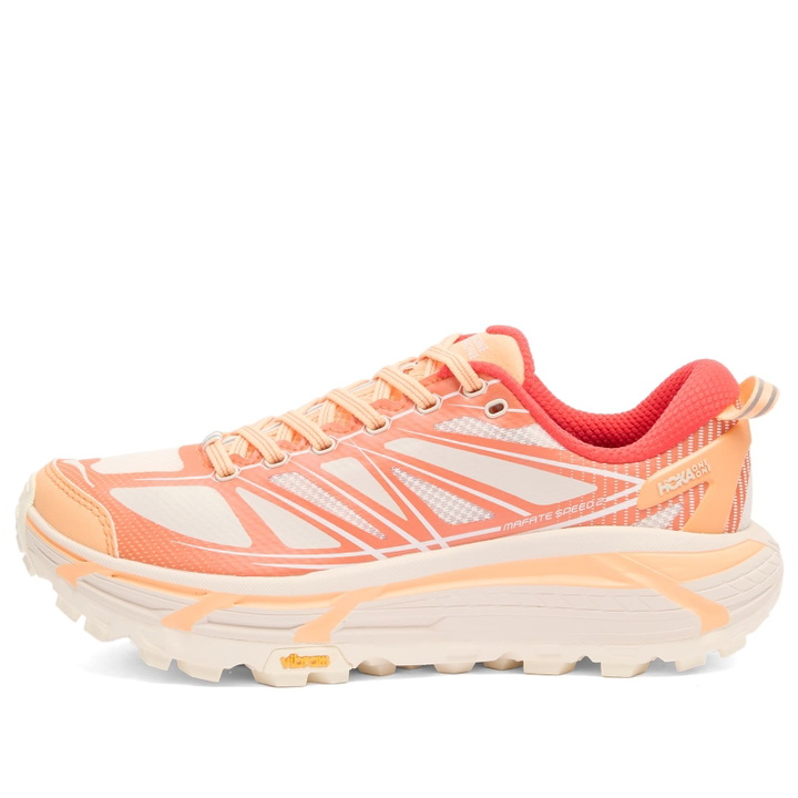 Photo: HOKA ONE ONE U Mafate Speed 2 Sneaker in Pale Tangerine/Ember