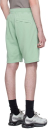 Stone Island Green Patch Shorts