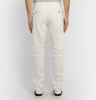 Thom Sweeney - Slim-Fit Linen and Cotton-Blend Cargo Trousers - White