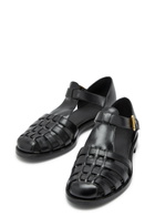 Church's Kelsey Woven Leather Sandals Black