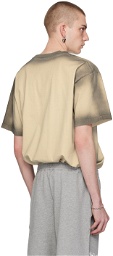Y/Project Beige & Gray Pinched T-Shirt