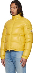 Moncler Yellow Levitha Short Down Jacket