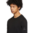 Stone Island Shadow Project Black Open Knit Sweater