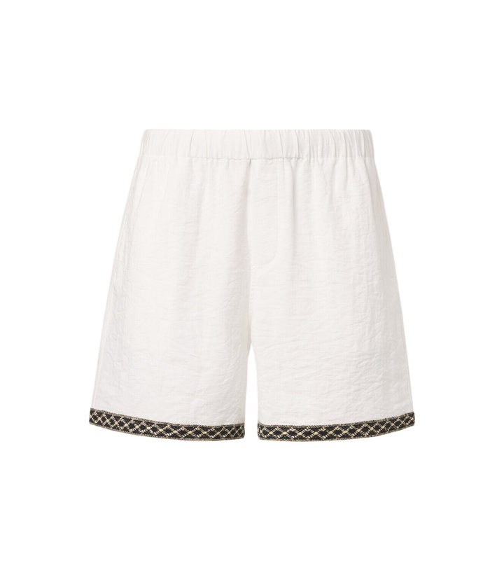 Photo: Commas Crochet-trimmed shorts