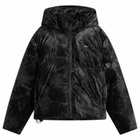 Dime Men's Wavy Puffer in Smoke Black