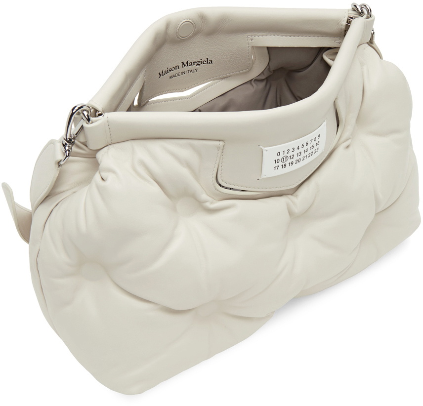 Maison Margiela Glam Slam Sport Flat Pocket Bag in Greige