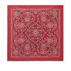 Drake's Men's Classic Paisley Bandana in Red 