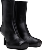 ALAINPAUL Black Pina Ankle Boots