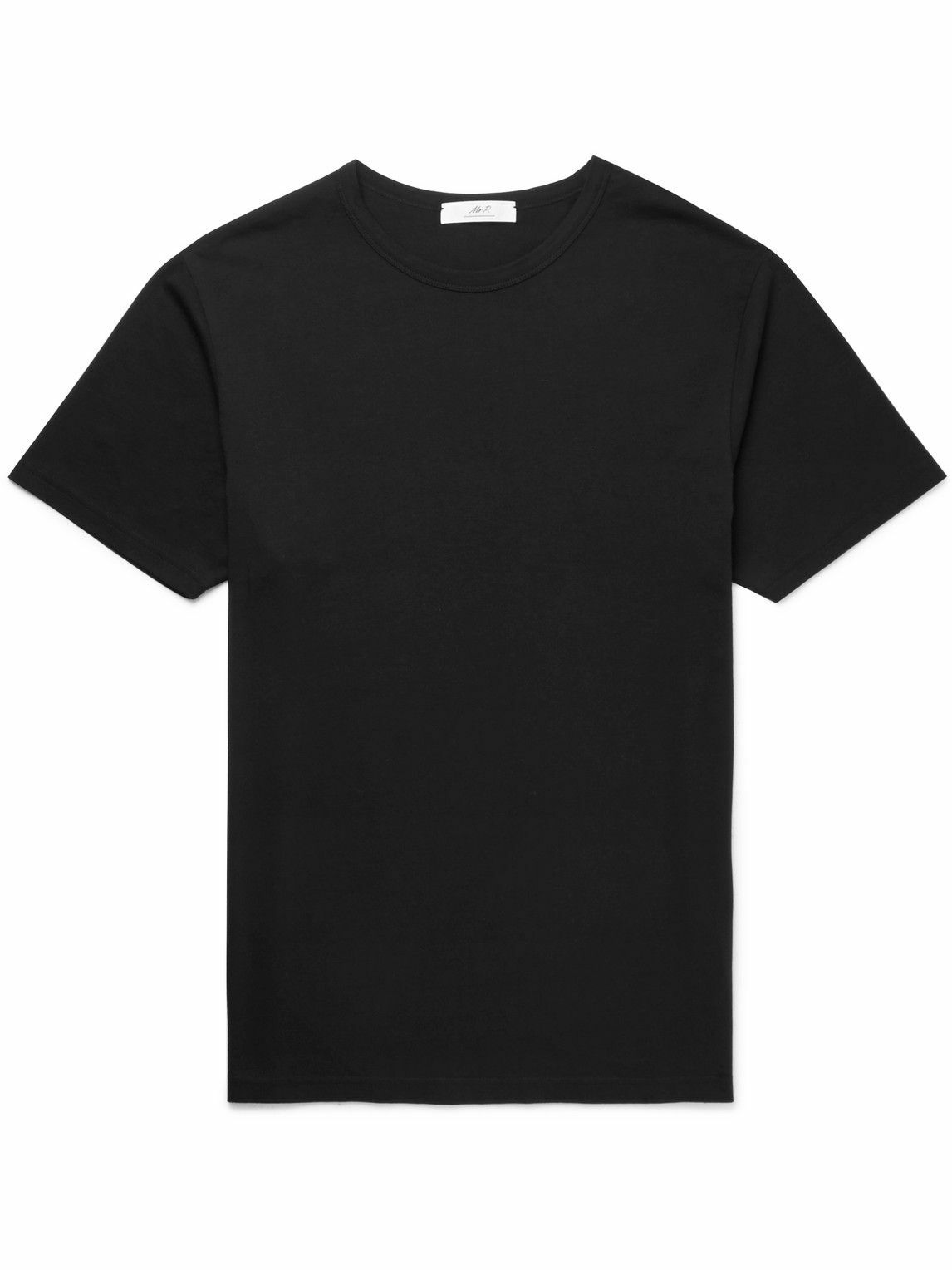 Mr P. - Cotton-Jersey T-Shirt - Black Mr P.