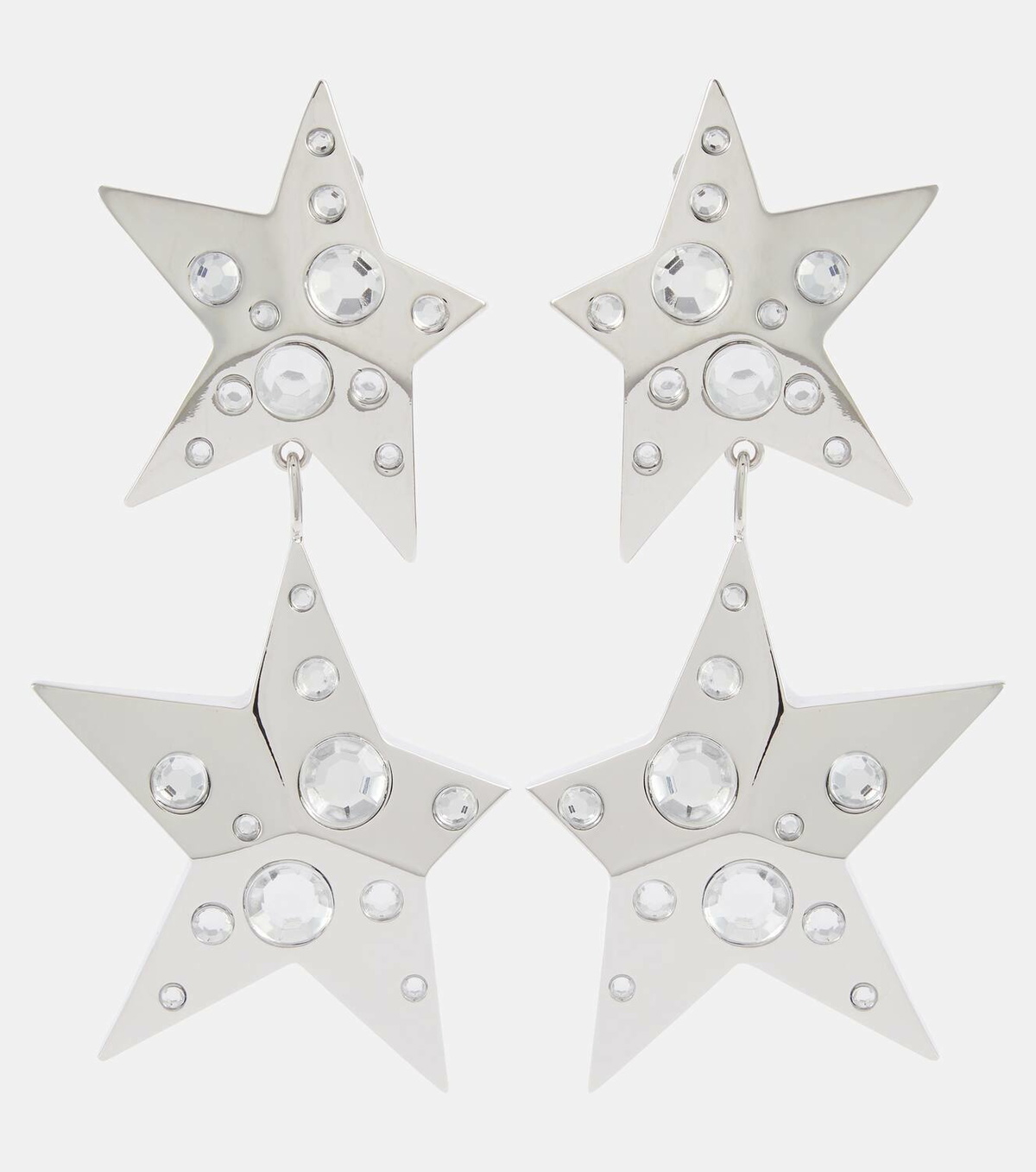Area Crystal-embellished drop earrings