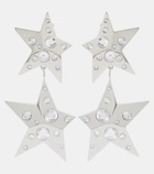 Area Crystal-embellished drop earrings