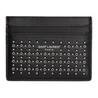 Saint Laurent Black Studded Card Holder