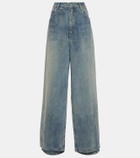 Balenciaga Double front effect denim pants
