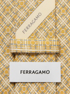 FERRAGAMO - 8cm Logo-Print Silk-Twill Tie