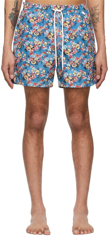 Photo: Isaia Multicolor Floral Swimsuit