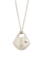 Khaite Lotus Small Palladium-plated Necklace - Silver - One Size