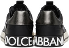 Dolce & Gabbana Black & Silver NS1 Sneakers