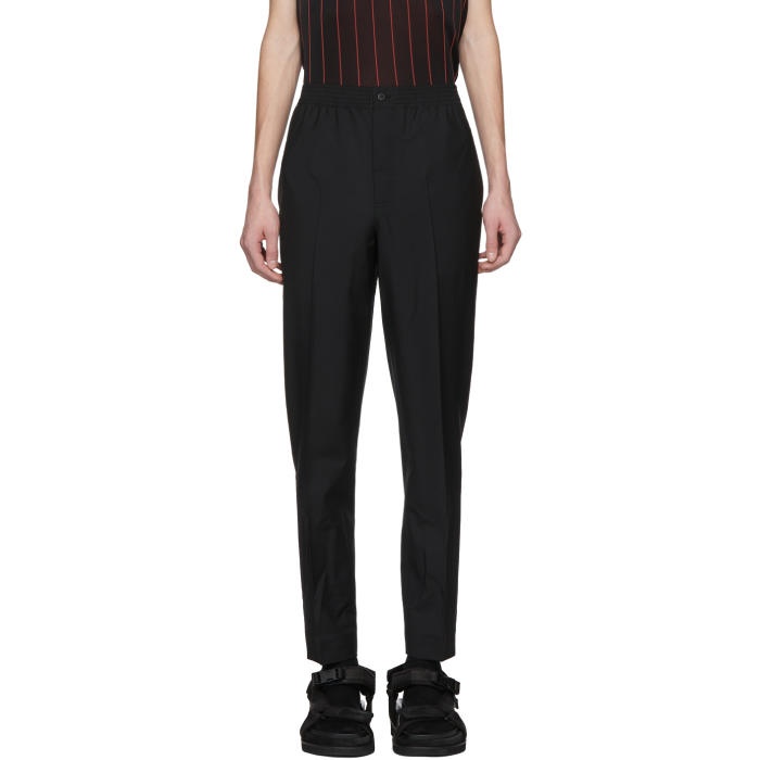 Photo: Alexander Wang Black Wool and Mohair Tailored Trousers
