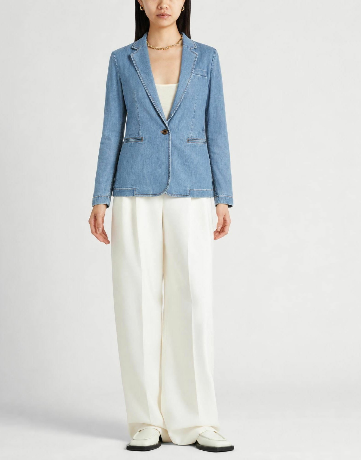 Jacob Cohёn Womens Blazer in Blue