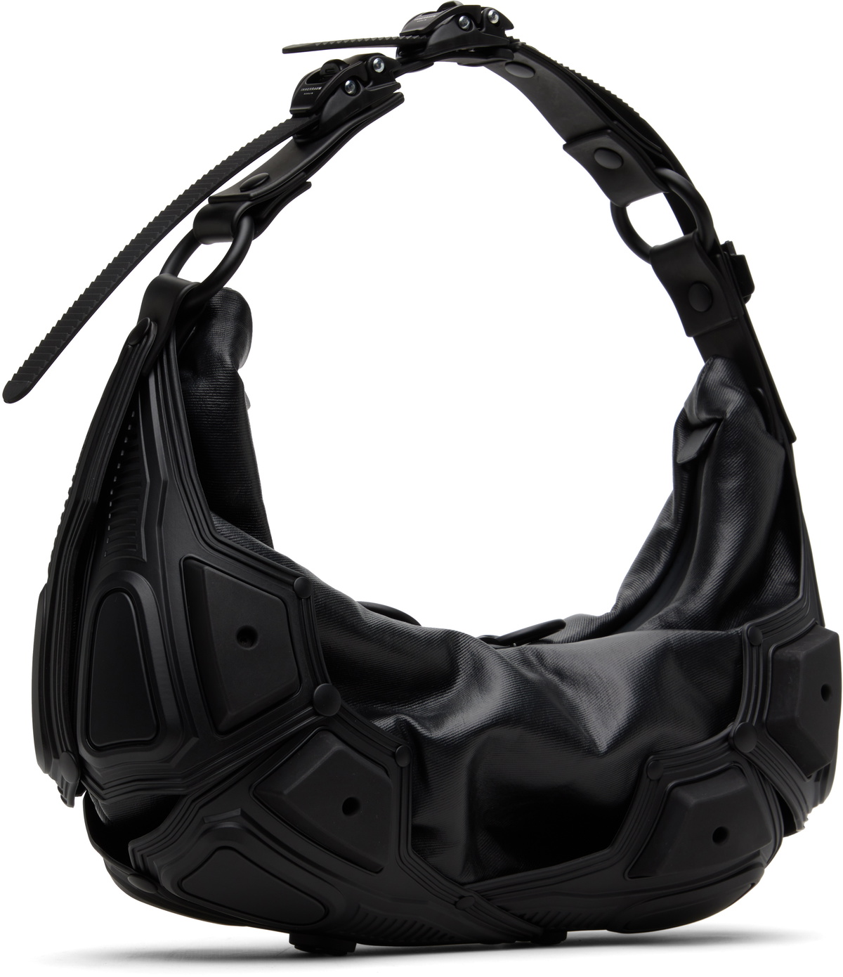 Innerraum Black Objet M02 Small Half Moon Bag