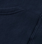 Beams Plus - Rugger Loopback Cotton-Jersey Polo Shirt - Blue