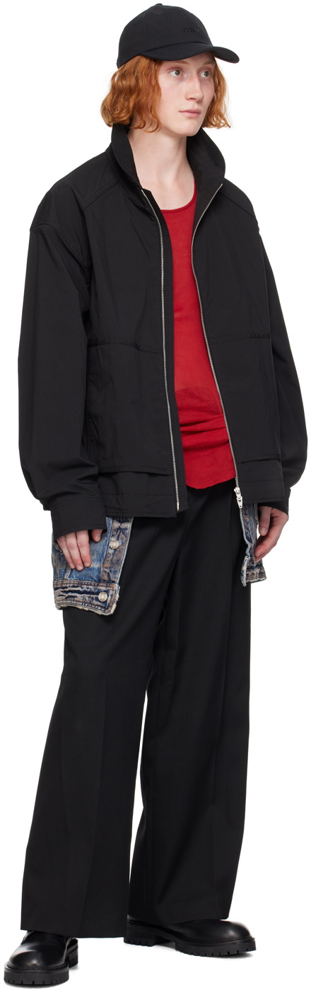 Juun.J Black High Neck Jacket