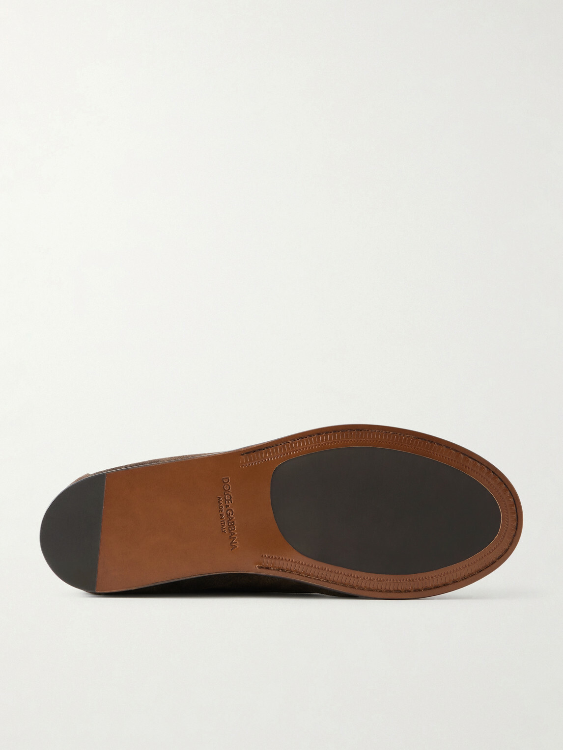 Dolce&Gabbana - Crosta Suede Loafers - Brown