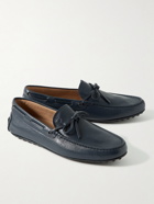 Tod's - City Gommino Leather Driving Shoes - Blue