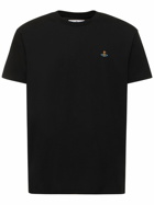 VIVIENNE WESTWOOD - Logo Embroidery Cotton Jersey T-shirt