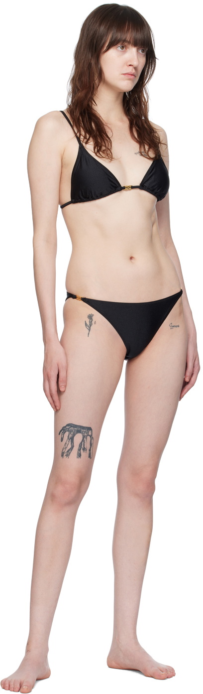 GANNI Black Emblem Bikini Bottom