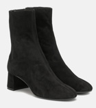 Aquazzura Saint Honoré 50 suede ankle boots