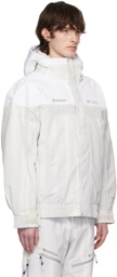 Madhappy White & Gray Columbia Edition Bugaboo Interchange Jacket