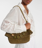 Loewe Paula's Ibiza Ola Small raffia shoulder bag