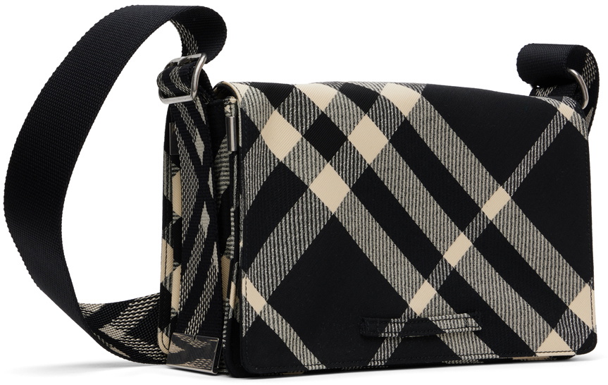 Burberry Black Check Trench Bag Burberry